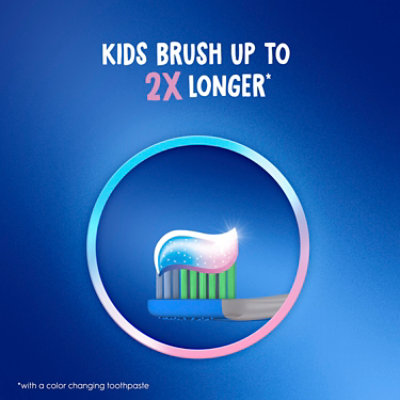 Crest Advanced Color Changing Kids Fluoride Toothpaste Bubblegum Flavor - 4.2 Oz. - Image 3