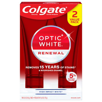 Colgate Optic White Renewal High Impact Toothpaste 6 Oz - Image 3