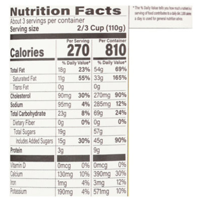 Straus Organic Lemon Cookie Ice Cream - 1 Pint - Image 2