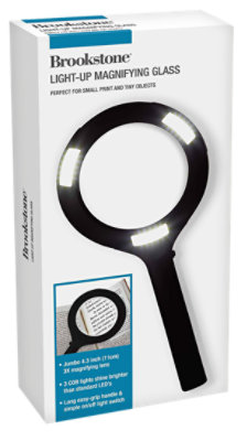 Brookstone Light Up Magnifyng Glass - Each - Image 1