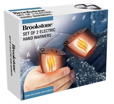 Brookstone Electric Hand Warmers 2 Count - Each - Image 1