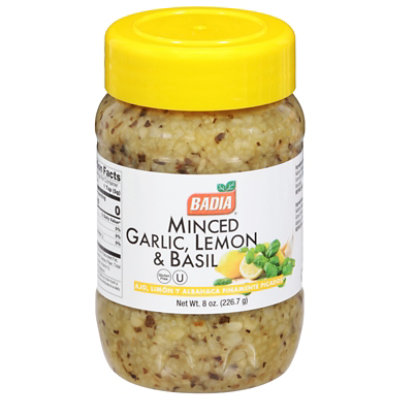 Badia Spice Garlic Minced Lemon Basil - 8 Oz. - Image 1