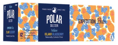 Polar Seltzer Island Pineapple Blueberry - 12-12 Fl. Oz. - Image 1