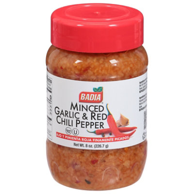 Badia Spice Garlic Minced And Red Chili Pepper - 8 Oz. - Image 1