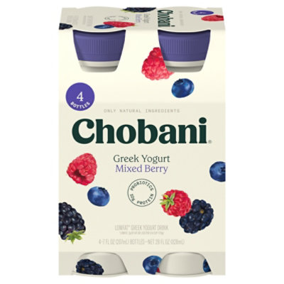 Chobani Lowfat Greek Yogurt Drink Mixed Berry - 4-7 Fl. Oz. - Image 3