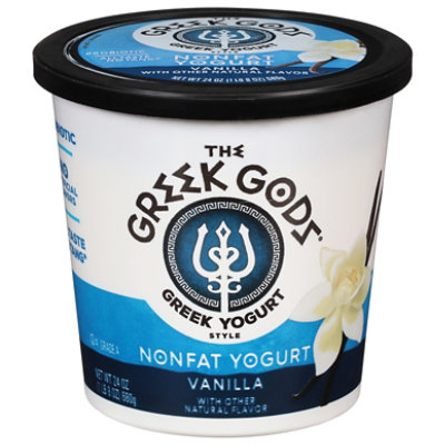 Greek Gods Non Fat Vanilla Yogurt - 24 Oz - Image 1