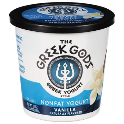 Greek Gods Non Fat Vanilla Yogurt - 24 Oz - Image 1