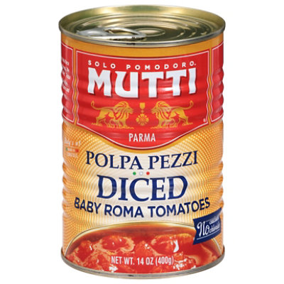 Mutti Diced Baby Roma Tomatoes - 14 Oz - Image 3