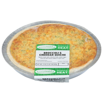 Ready Meals Broccoli And Cheddar Quiche - 23 Oz - Image 3