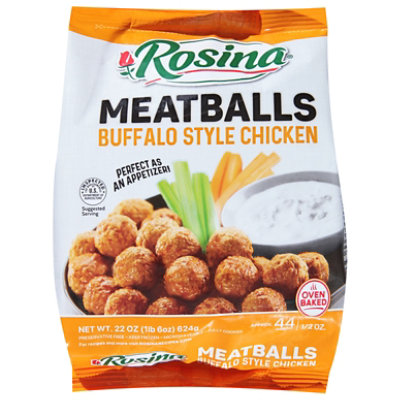 Rosina Chicken Meatballs Buffalo Style - 22 Oz - Image 3