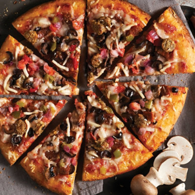 Amy's Vegan Supreme Frozen Pizza Dairy Free - 14 Oz - Image 2