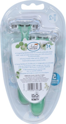 Bic Soleil Escape 5 Blade Womens Shaver With Eucalyptus jasmine - 2 Pk - 2 Count - Image 4