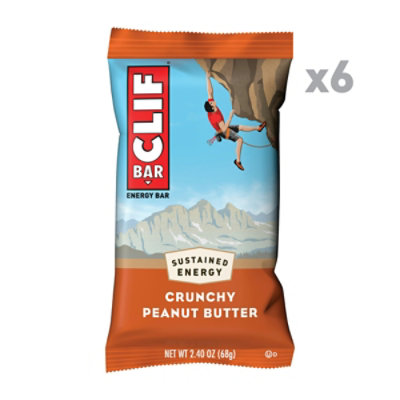 Clif Bar Crunchy Peanut Butter 6 Pieces 14.4 Oz (Pack of 9) - Image 3