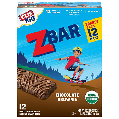 Clif Kid Zbar Chocolate Brownie 12 Pieces 15.24 Oz (Pack of 6) - Image 1