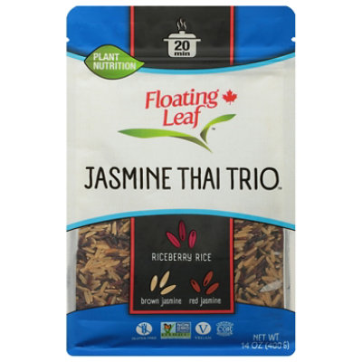 Floating Leaf Rice Jasmine Trio 14 Oz (Pack of 6) - Image 1