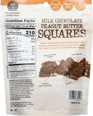 Milk Chocolate Peanut Butter Squares - 4.4 Oz - Image 6