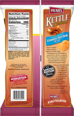 Herrs Kettle Steakhouse Fried Onion - 6.5 Oz. - Image 6