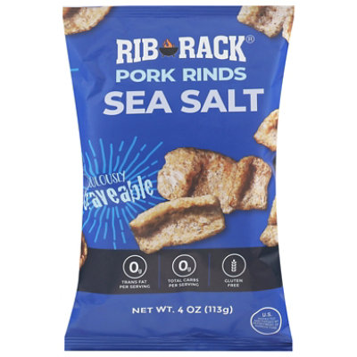 Rib Rack Pork Rinds Sea Salt - 4 Oz. - Image 1