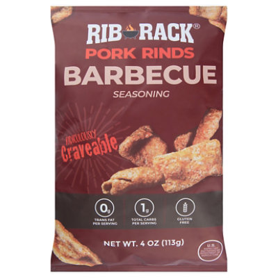 Rib Rack Pork Rinds Barbecue - 4 Oz. - Image 1