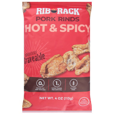 Rib Rack Pork Rinds Hot Spicy - 4 Oz. - Image 3