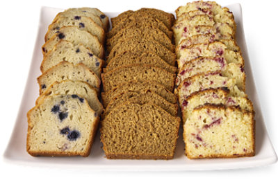 Pavillions Blueberry And Pumpkin And Cranberry Loaf Cake Platter - Each - Image 1