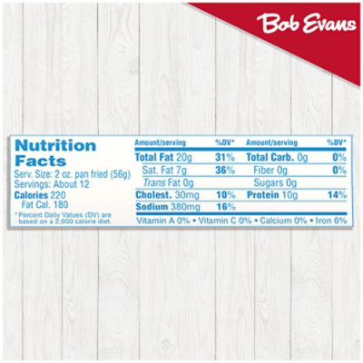 Bob Evans Farms Roll Sausage Original - 32 Oz - Image 6