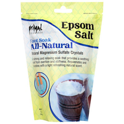 Epsom Salt Foot Soak All Natural - 1 Lb - Image 1
