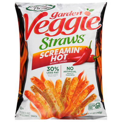 Sensible Portions Veggie Straws Screamin Hot - 12 Oz - Image 1