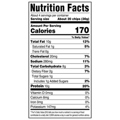 WILDE Protein Chips Chicken Barbeque - 4 Oz - Image 2