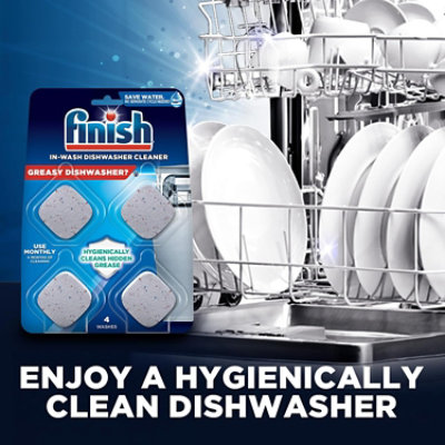 Finish In Wash Dishwasher Cleaner - 4 Count - Image 6