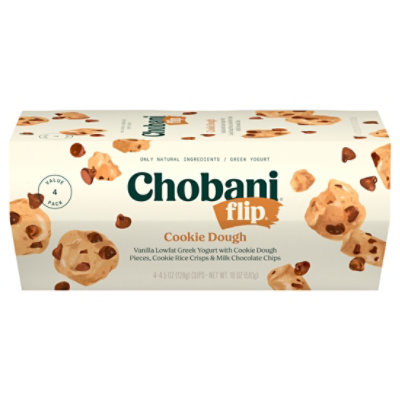 Chobani Greek Yogurt Flip Cookie Dough - 4-4.5 Oz - Image 1