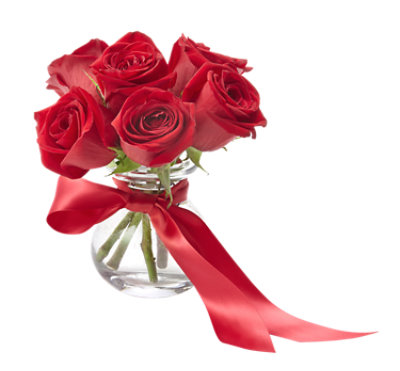 Overjoyed Boutique Red Artisan Rose Arrangement - Each - Image 1