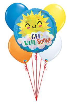 Get Well Balloon Bouquet - Each - Image 1