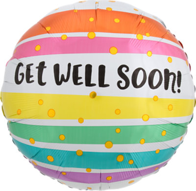 Get Well Balloon Mylar Jumbo 36 Inch - Each - Image 1