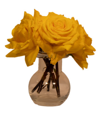 Overjoyed Boutique Yellow Artisan Rose Arrangement - Each - Image 1