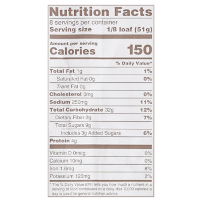 La Brea Cinnamon Raisin Loaf - 14.5 Oz. - Image 3