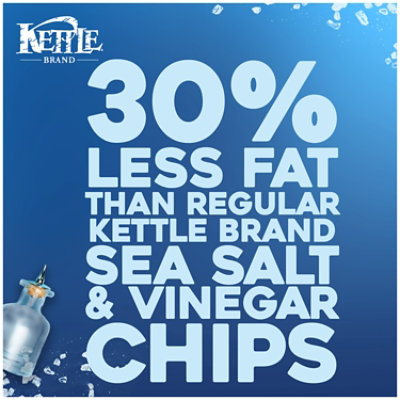 Kettle Brand Air Fried Sea Salt and Vinegar Kettle Potato Chips - 11.25 Oz - Image 2