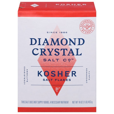 Diamond Crystal Kosher Salt Flakes - 16 Oz.
