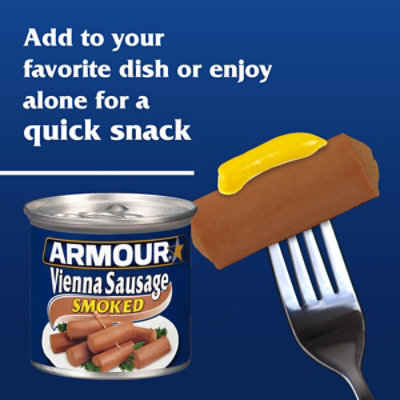 Armour Smoked Vienna Sausage Can - 4.6 Oz - Image 2