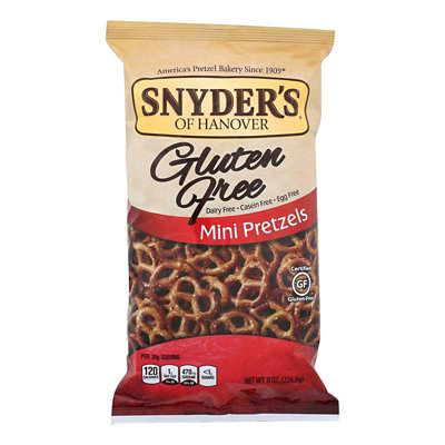 Snyder's of Hanover Mini Pretzels 8 oz (Pack of 12) - Image 1