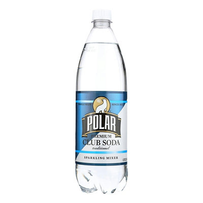 Polar Beverages Club Soda - 33.8 fl oz (Pack of 12) - Image 1