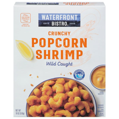 Waterfront Bistro Popcorn Shrimp Crunchy - 18 Oz.