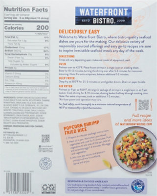Waterfront Bistro Popcorn Shrimp Crunchy - 18 Oz. - Image 5