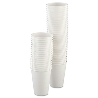 SOLO Single-Sided Poly Paper Hot Cups, 12 Oz, White - 1,000 Count - Image 2