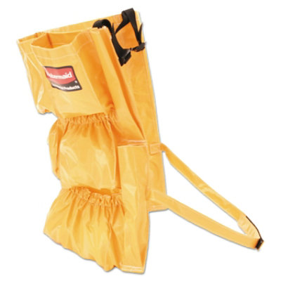 Rubbermaid Commercial Brute Caddy Bag, 12 Compartments, Yellow - Image 2