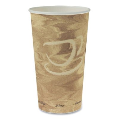 SOLO Single Sided Poly Paper Hot Cups, 20 Oz, Mistique Design - 600 Count - Image 1
