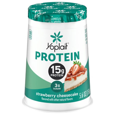 Yoplait Protein Strawberry Cheesecake Yogurt - 5.6 Oz. - Image 3