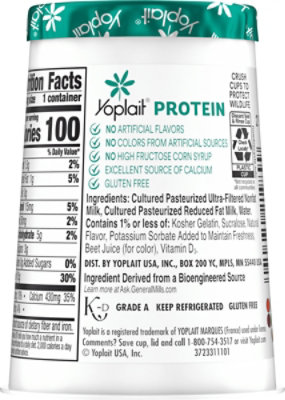 Yoplait Protein Strawberry Cheesecake Yogurt - 5.6 Oz. - Image 6