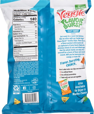 Sensible Portions Tortilla Chips Zesty Ranch - 10 Oz. - Image 6