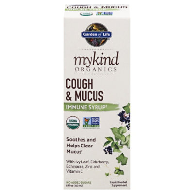Garden Of Life Mykind Organics Cough And Mucus Immune Syrup - 5 Oz - Image 3